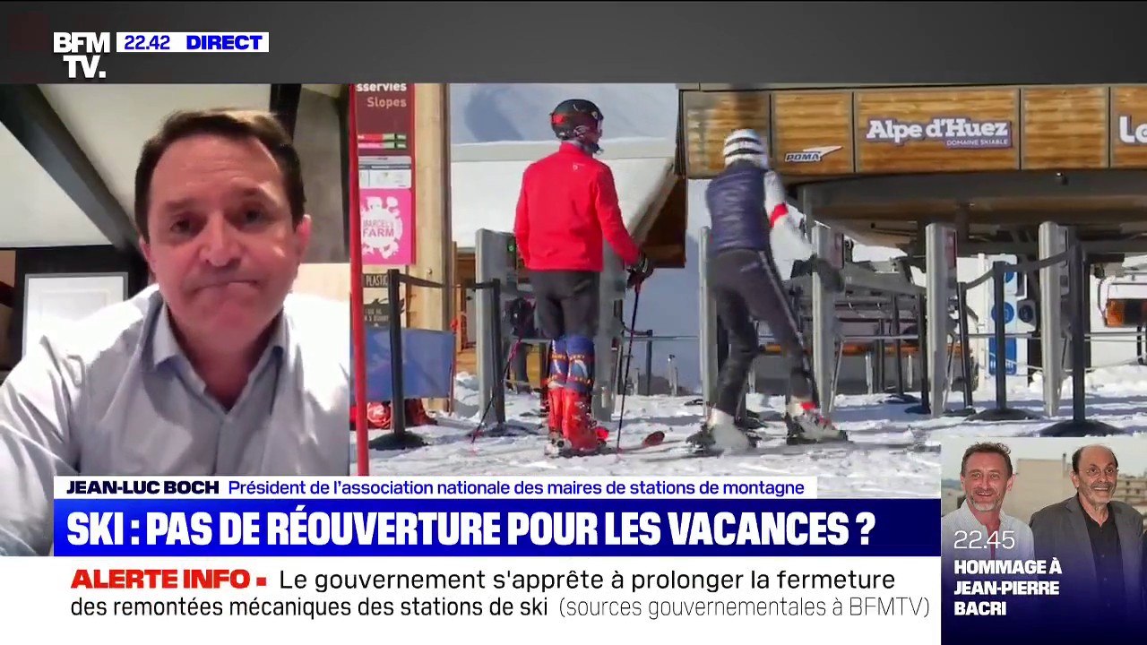 Jean-Luc Boch (Association des maires de stations de montagne): "Si la montagne reste fermée, ça va être une véritable catastrophe sociale"