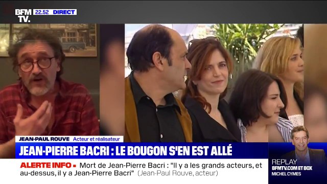 Jean-Paul Rouve à propos de Jean-Pierre Bacri: Comme un musicien qui a l'oreille absolue, il avait la justesse absolue du jeu