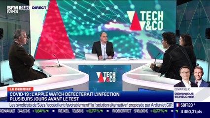 Covid-19 : l'Apple Watch détecterait l'infection plusieurs jours avant le test - 18/01