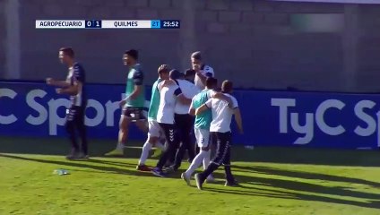 Agropecuario 0-1 Quilmes - Primera Nacional - Reducido
