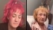 Grandma Flabbergasted After Seeing Her Grandchild's Pink Hair