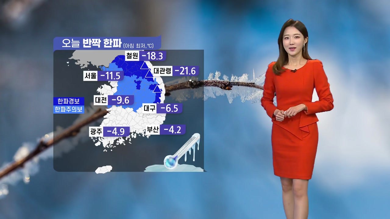 [날씨] 오늘 반짝 한파...내일 낮부터 풀려 / YTN