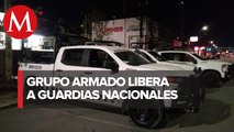 Liberan a dos elementos de la Guardia Nacional privados de su libertad en Zacatecas