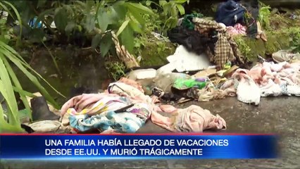 Reporte del trágico accidente de auto donde murió una familia