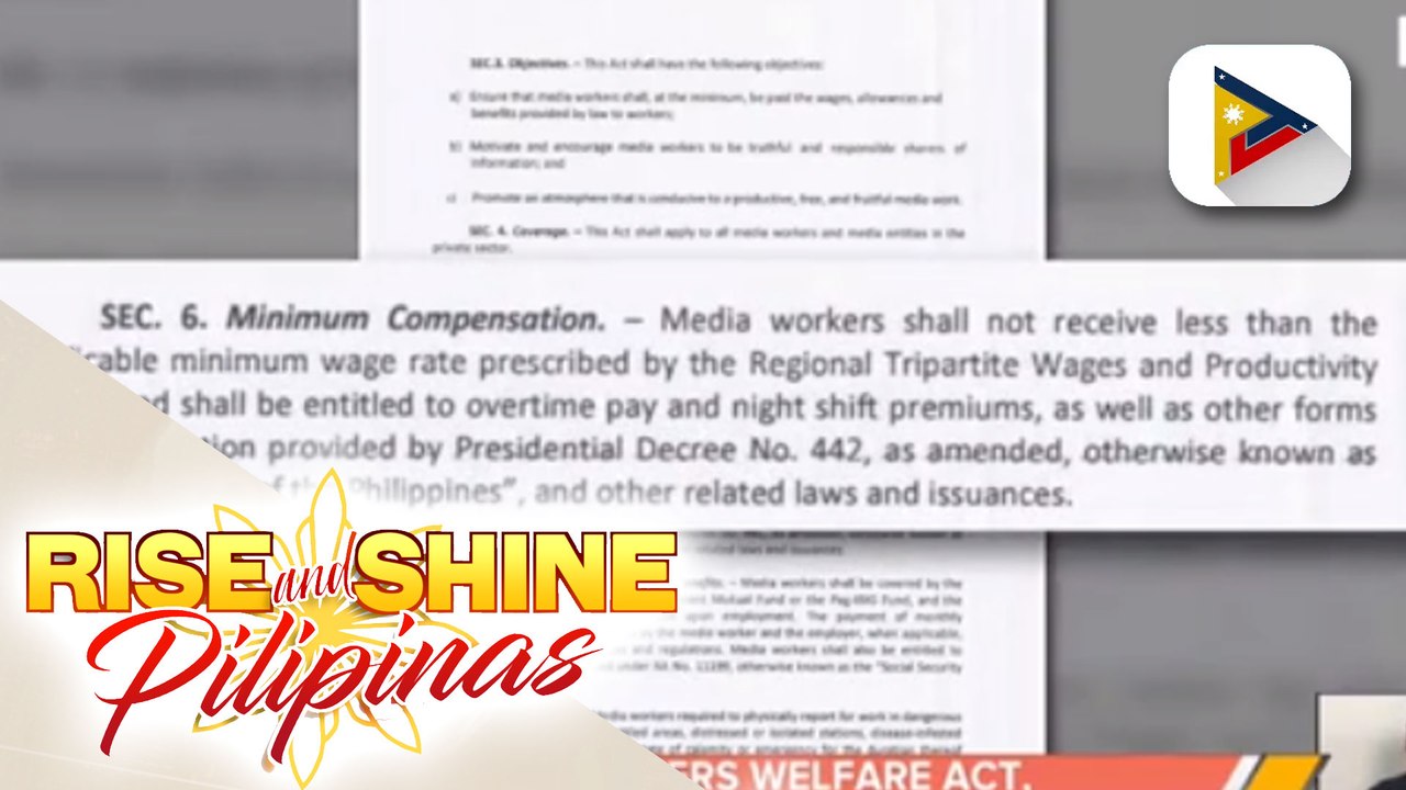 Media Workers Welfare Act, lusot na sa ikatlong pagbasa sa Kamara