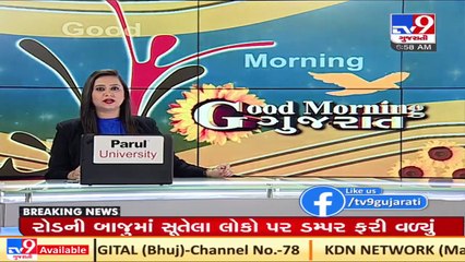 Surat_14 people sleeping along roadside crushed to death as dumper driver loses control over vehicle