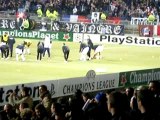 Lyon Manchester joueurs et supporters