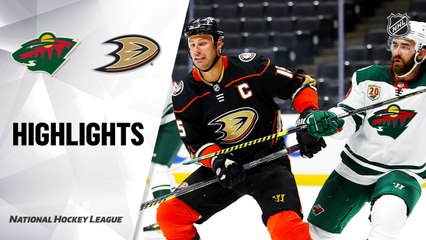 NHL Highlights | Wild @ Ducks 1/18/21