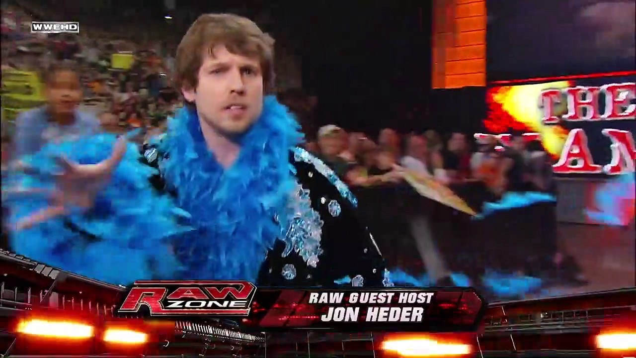 DGeneration X & Hornswoggle vs. Big Show, The Miz & Jon Heder_ Raw