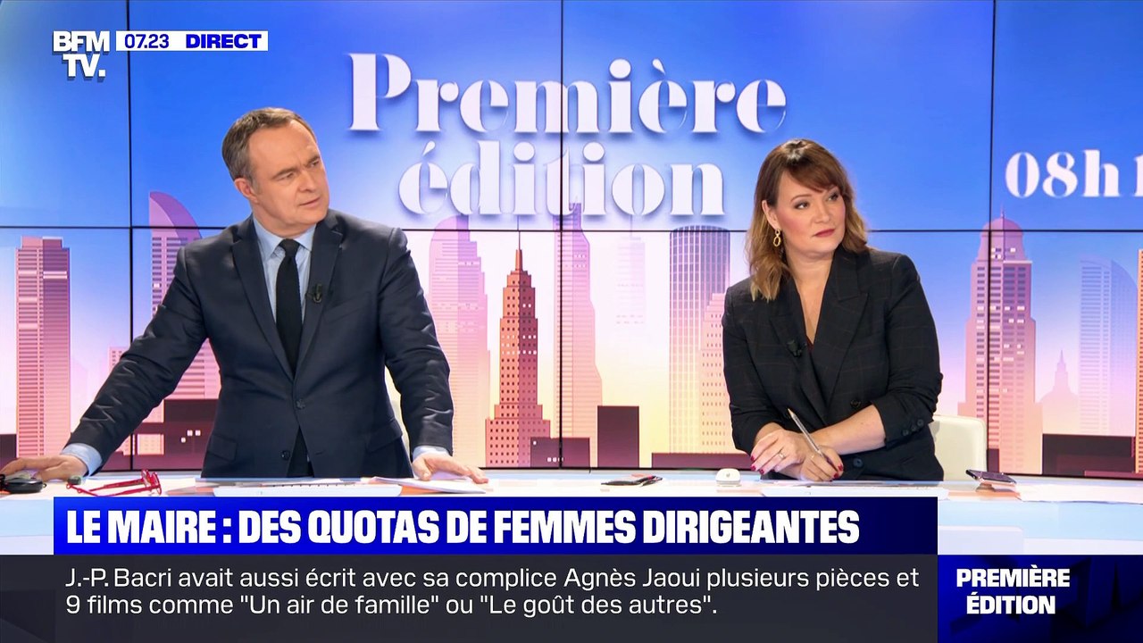 Le Maire : des quotas de femmes dirigeantes - 19/01