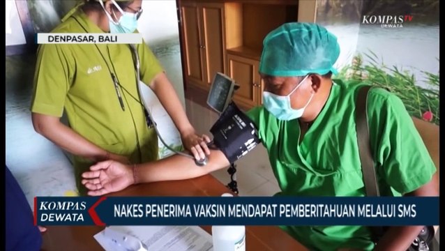 NAKES RSUP Sanglah Di Vaksin