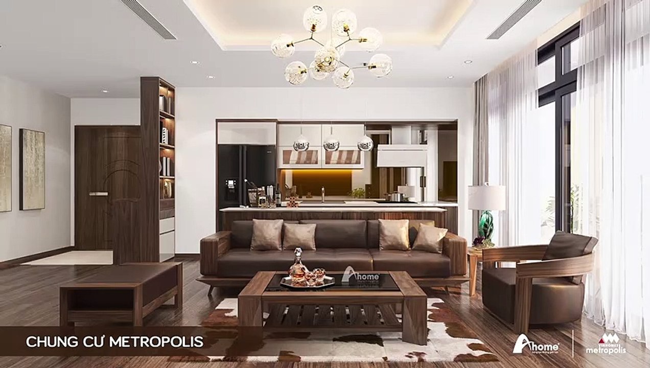 THIẾT KẾ NỘI THẤT CHUNG CƯ VINHOMES METROPOLIS - Bởi NỘI THẤT AHOME