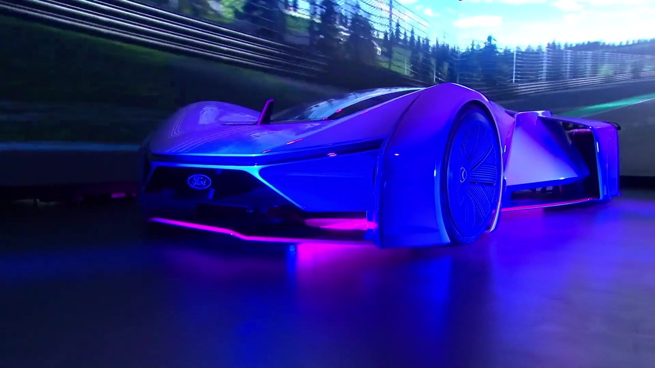 Das Virtuelle P1-Rennfahrzeug Des Ford Teams Fordzilla Feiert Sein Debüt In Der Echten Welt