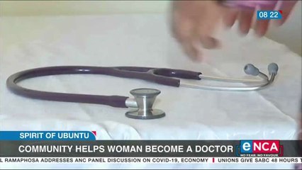 Community helps woman becomes a doctor