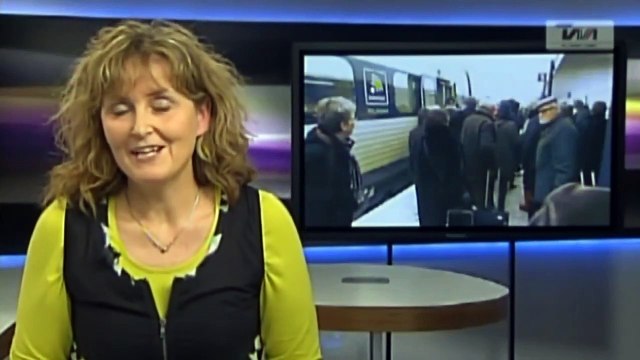 Julesærtoget kom til Jylland | Hjem til jul | Vejle - Herning | DSB | 23-12-2010 | TV MIDTVEST @ TV2 Danmark