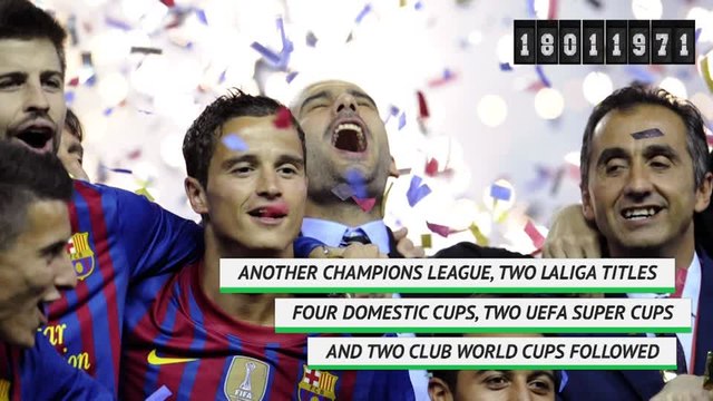 Pep Guardiola turns 50