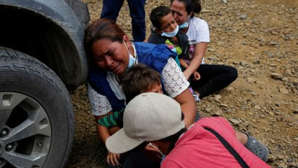 'I was so scared’: Guatemalan forces disperse migrant caravan