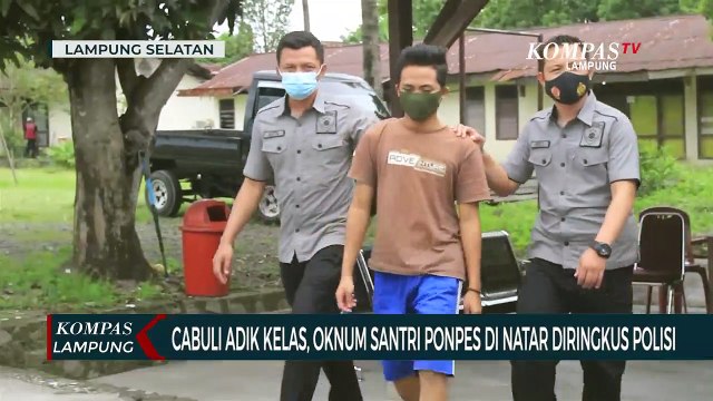 Cabuli Adik Kelas, Oknum Santri di Natar Diringkus Polisi