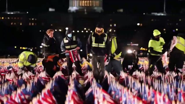 Preparativos en el Capitolio para la toma de posesión de Joe Biden
