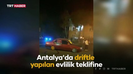 Driftli evlilik teklifi pahalıya patladı: 78 bin 137 lira ceza