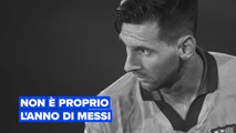 Primo cartellino rosso per Messi con il Barcellona