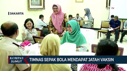 Timnas Sepak Bola Mendapat Jatah Vaksin