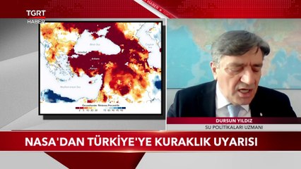 NASA'dan Türkiye'ye Kuraklık Uyarısı