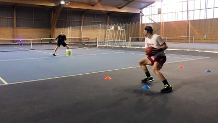Medecine-ball et Blazepod en orienté tennis