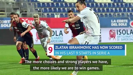 Zlatan exceeded expectations with double in Cagliari win - Pioli