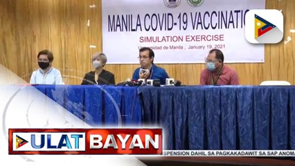 Tải video: #UlatBayan | Manila LGU, nagsagawa ng vaccination simulation exercise; 50-K residente, target mabakunahan kada araw; mga residente, bibigyan ng kalayaan na mamili ng bakuna