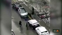 Selçuk Özdağ'a saldırının görüntüleri: Plakasız araçla kaçtılar