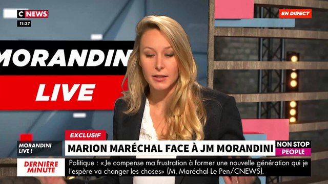 Ce lapsus de Marion Maréchal sur la présidentielle hier dans Morandini Live qui amuse beaucoup le monde politique - VIDEO