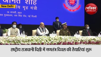 दिल्ली पुलिस मुख्यालय पहुंचे अमित शाह, कमिश्रर से मिले