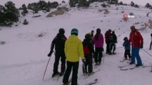 Erzincan Ergan Dağı'nda kayak sezonu başladı