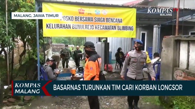 Basarnas Terjunkan Tim Cari Korban Longsor Yang Hanyut