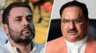 War of words amid Rahul Gandhi and JP Nadda