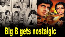 Big B shares  throwback pic from Mr. Natwarlal sets