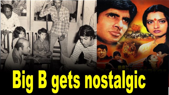 Big B shares throwback pic from Mr. Natwarlal sets