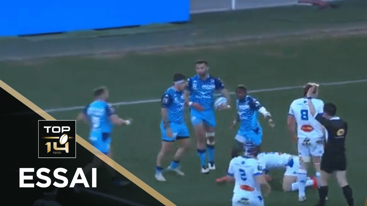 TOP 14 - Essai d'Henry IMMELMAN (MHR) - Montpellier - Castres - J3 - Saison 2020/2021