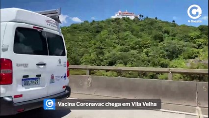 Vacina Coronavac chega em Vila Velha