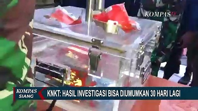 KNKT: Hasil Investigasi Sriwijaya Air SJ182 Bisa Diumumkan 30 Hari Lagi