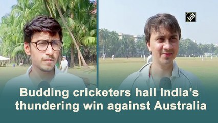 Budding cricketers hail India’s thundering win against Australia