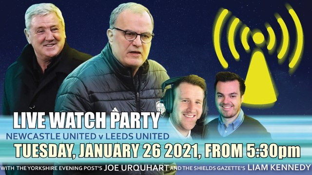 LIVE: Newcastle United FC v Leeds United FC virtual watch party