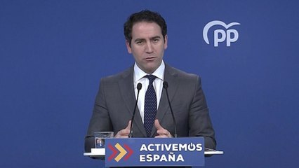PP urge a Sánchez a comparecer en Congreso ante los "preocupantes" datos