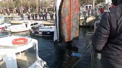 Batan tekne böyle kurtarıldı