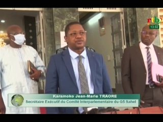 RTB / Le chef du gouvernement reçoit le Secrétaire exécutif du G5-Sahel, Karamoko Jean Marie TRAORE