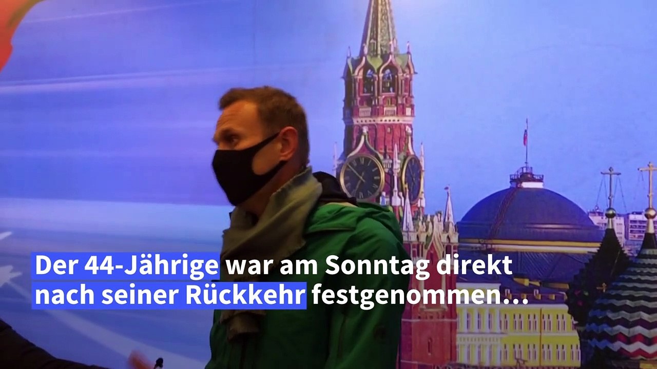 Kreml ist 'beunruhigt' über Nawalnys Aufruf zu Protesten