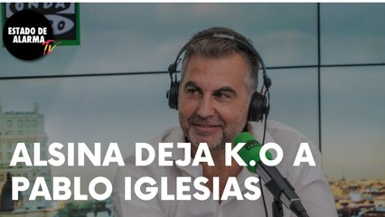 CARLOS ALSINA MACHACA a PABLO IGLESIAS por su entrevista en "Salvados"