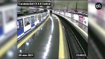 Un policía fuera de servicio evita que un hombre sea arrollado en el Metro de Madrid