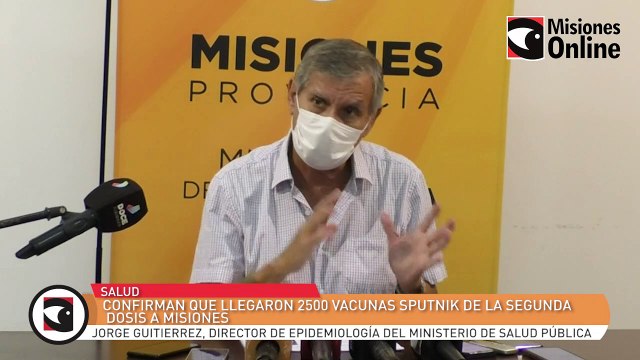 Confirman que llegaron 2500 vacunas Sputnik de la segunda dosis a Misiones